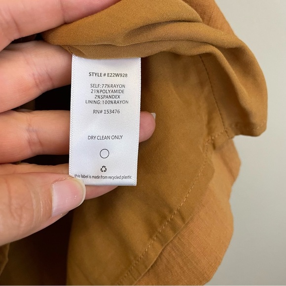 EVEREVE Burnt Gold Shane One Shoulder Top‎ Size XS - Picture 6 of 7